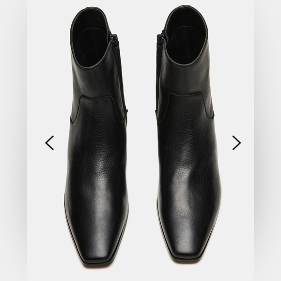 Steve Madden ‘Dusty’ Black Ankle Booties - Picture 3 of 6